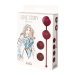 Набор сменных вагинальных шариков 2,9см Lola Games Love Story Valkyrie Wine Red 3013-02lola