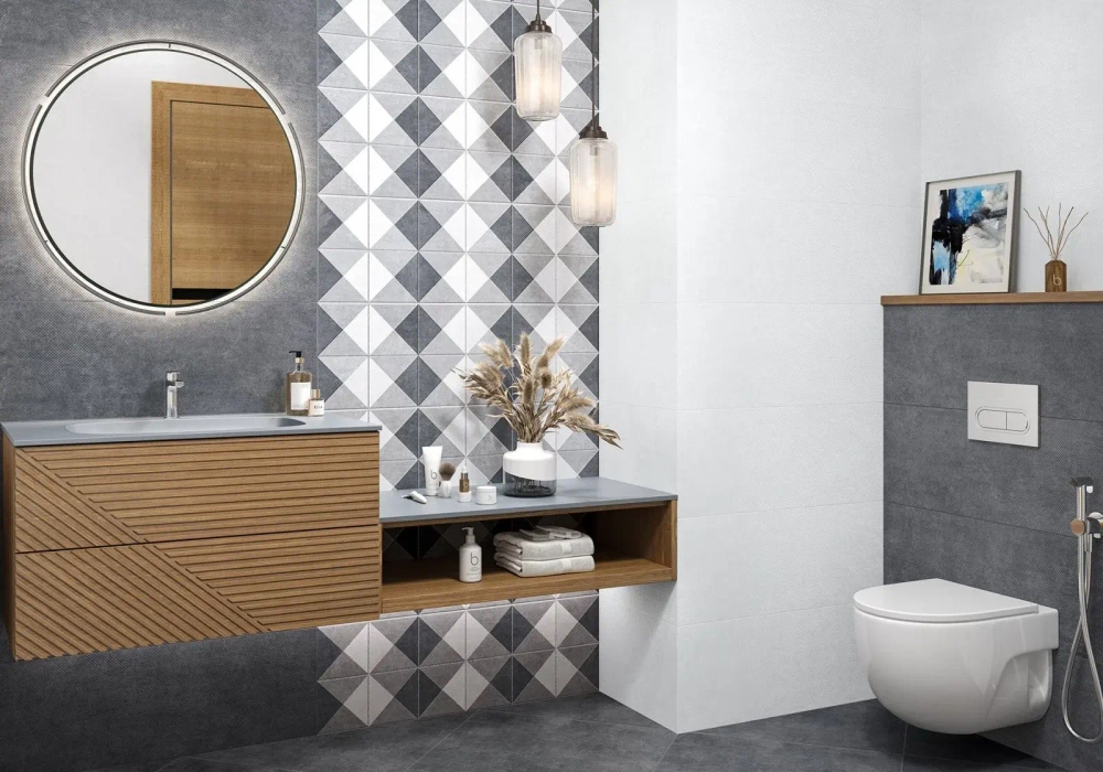 Настенная плитка Alma Ceramica TWU93ORG07R Origami 30x90 белая матовая под камень