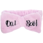 Повязка на голову «New collection Vostok - ОЙ ВСЕ!», цвет розовый, серый, голубой и сиреневый, 20*6см ( упаковка белый ZIP пакет )