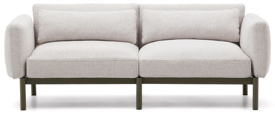 Sorells 2-местный модульный садовый диван из алюминия с зеленой отделкой Испания