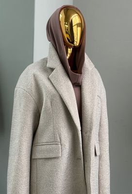 Жакет - полупальто / макадамия