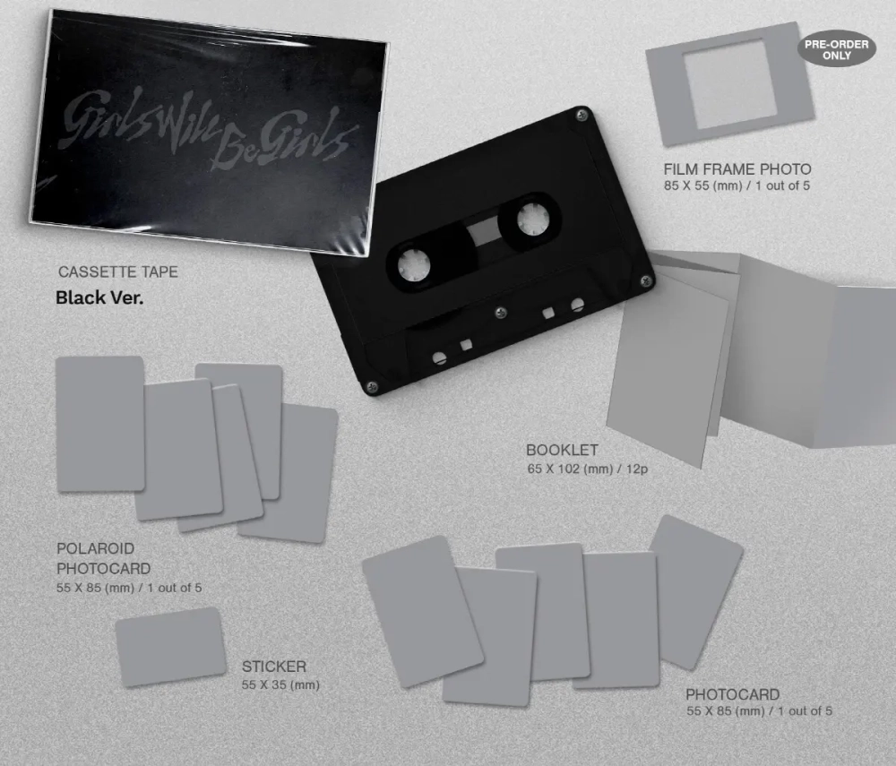 Альбом ITZY - Girls Will Be Girls [Cassette Tape ver.] (Green ver.)