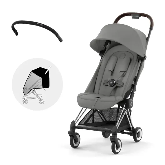 Прогулочная коляска Cybex Coya Mirage Grey Chrome