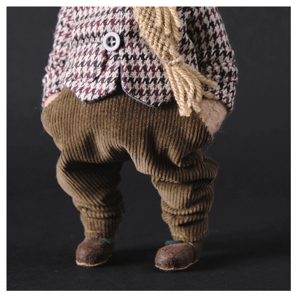 Валяная игрушка «Зайчик Алеша»