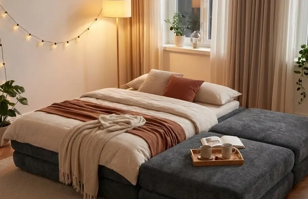 Диван-кровать или полноценная спальня? Зачем выбирать, если есть современные трансформеры