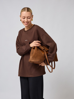 Лонгслив оверсайз из 100% хлопка