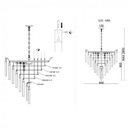 Подвесная люстра Imperiumloft Eich 40,1594