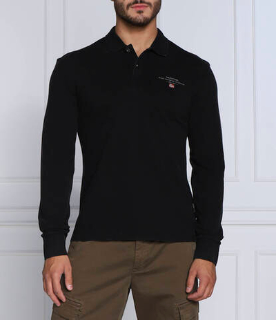 поло elbas ls 4 Napapijri - черный(NP0A4GJV)