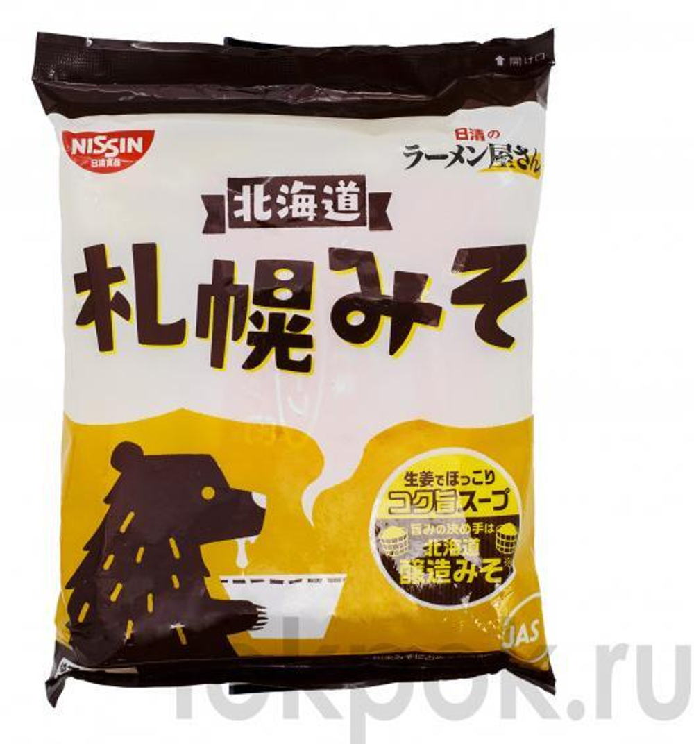 Лапша рамен с мисо Саппоро мисо Nissin, 88 гр