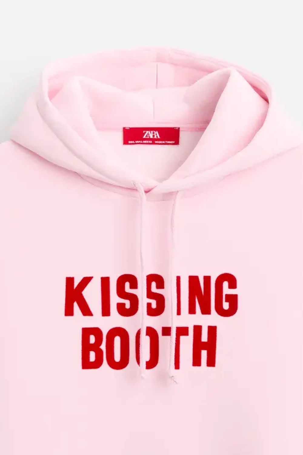 ZARA X HARRY LAMBERT ТОЛСТОВКА С КАПЮШОНОМ, РОЗОВЫЙ