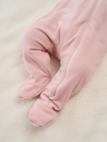 Комбинезон флисовый с закрытой ножкой "Роза"