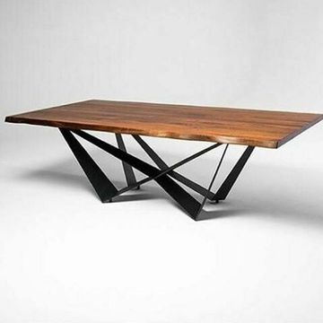 дизайнерский стол CATTELAN SCORPIO  WOOD ( by Steel Arts)