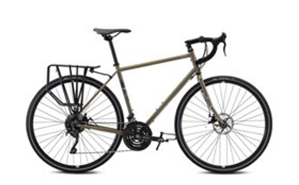 Велосипед Fuji 2023 TOURING мод. TOURING DISC Cr-Mo Reynolds 520 р. 56 цвет тёмный хаки