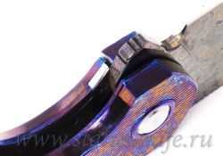 Нож Чебуркова Касатка Whale Custom Ti DRAGONSKIN Bertie Rietveldфотография - 7