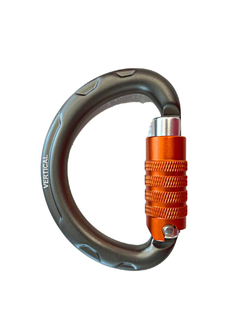 Карабин GRAY полукруглый трехтактный (Keylock) ver 0266 (Вертикаль)