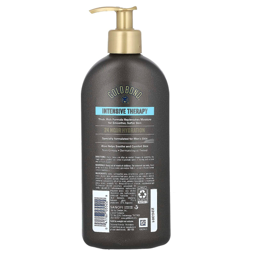 Gold Bond, Men's Essentials, интенсивная терапия, ежедневный лосьон для тела и рук, 368 г (13 унций)