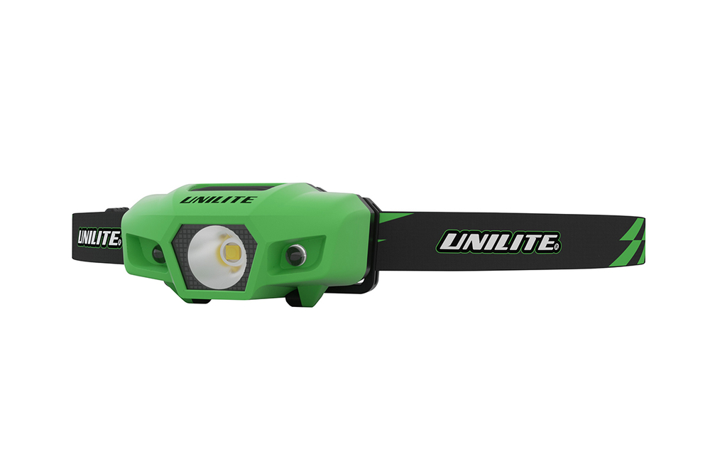 UNILITE SPORT-H1 - Спортивный налобный фонарь (зеленый корпус), 175 Lm,