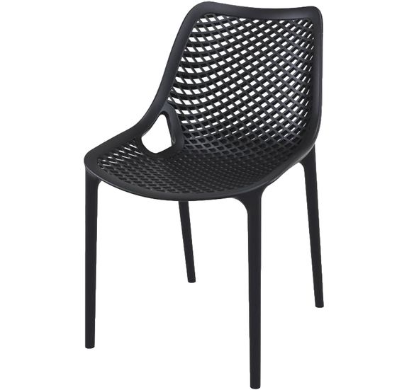 Черный пластиковый стул Air | Siesta Contract | Турция | Купить в Hallberg.ru