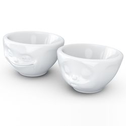 Набор чаш Grinning & Kissing, 100 мл, белый, 2 шт.