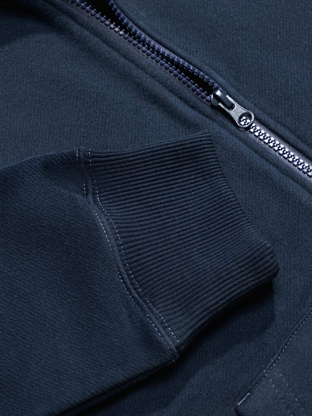 Худи Hardlunch F&K на молнии темно-синий