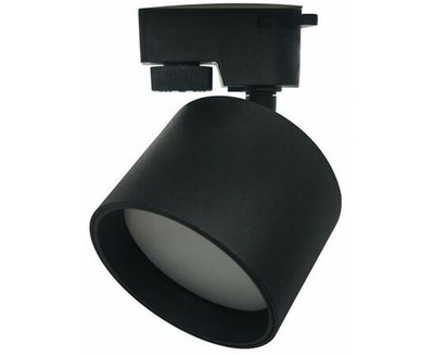 Ecola TRS3 св-к трек. металл 1хGX53 83x60x140 Черный