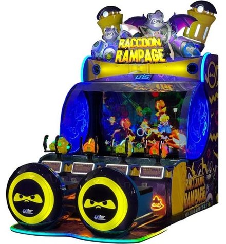 Аркадный водный тир на 4-х игроков «Raccoon Rampage»