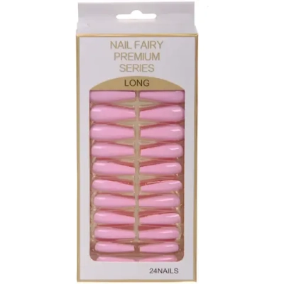 Ногти накладные на клеевых пластинах 24шт «ТЫПРЕКРАСНА!», цвет розовая лаванда, длина 3см