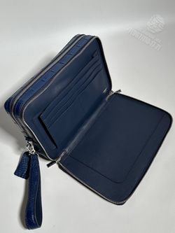 Клатч Zilli из кожи крокодила