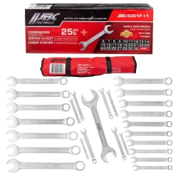 Набор ключей комбинированных 25+1пр. JBC JBC-5261P+1