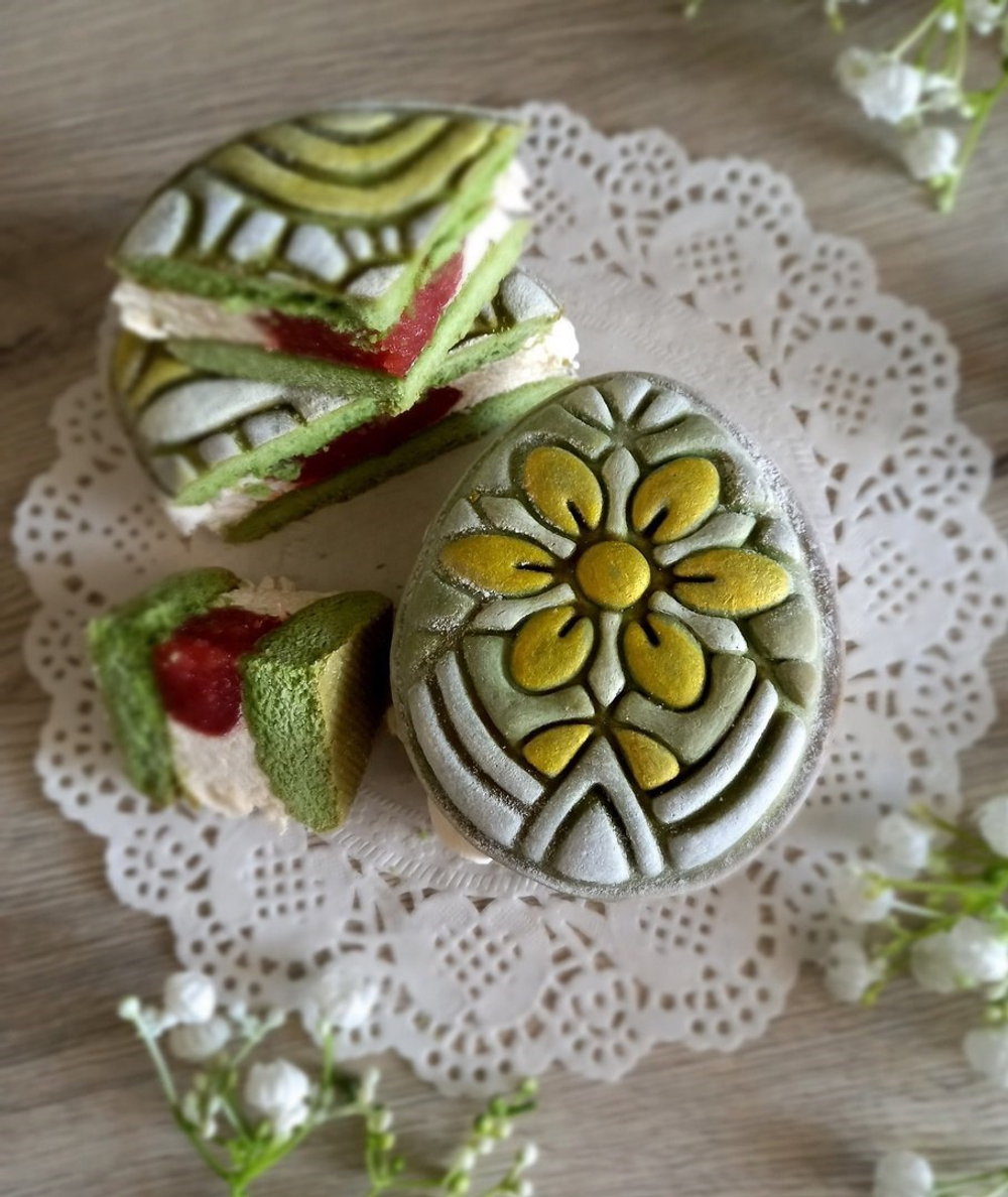 Набор штампов "Яйцо пасхальное 3 штуки"