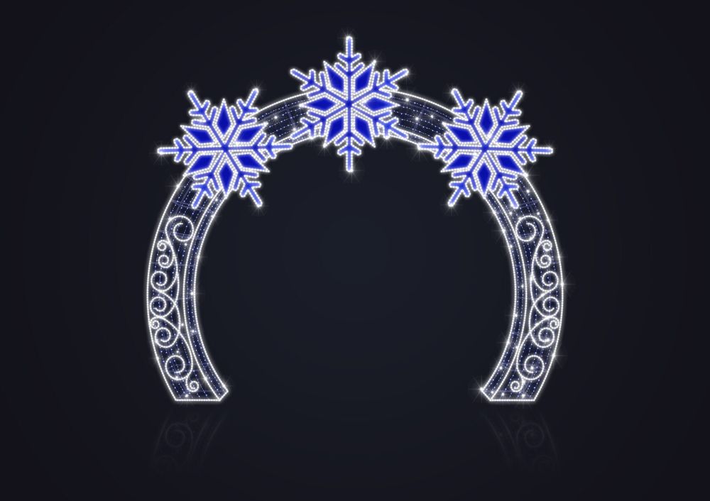 световая арка "Снежная"