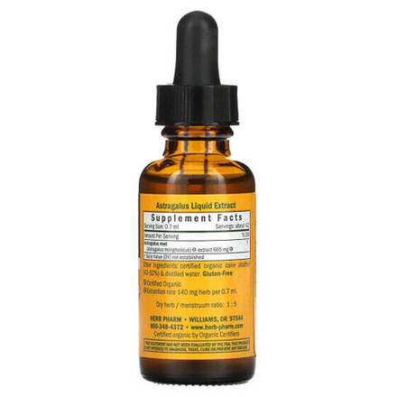 Herb Pharm, Астрагал, 1 жидкая унция (30 мл)