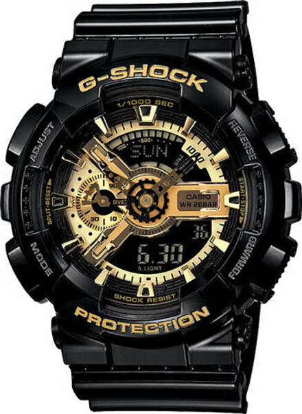 Японские наручные часы Casio G-SHOCK GA-110GB-1A с хронографом