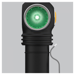 Налобный фонарь Armytek Wizard C2 WG Magnet USB (теплый свет) - зеленый свет не привлекает внимание животных и насекомых, сохраняя ночное зрение.