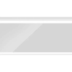 Плинтус Напольный пластиковый Деконика Д85 001-Г Белый глянцевый (85х22х2200 мм)
