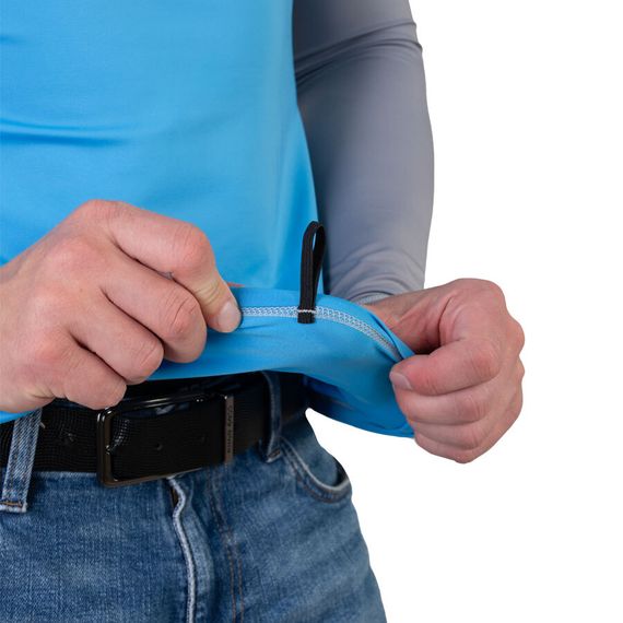 Гидрофутболка-рашгард Scorpena REEF синий/серый