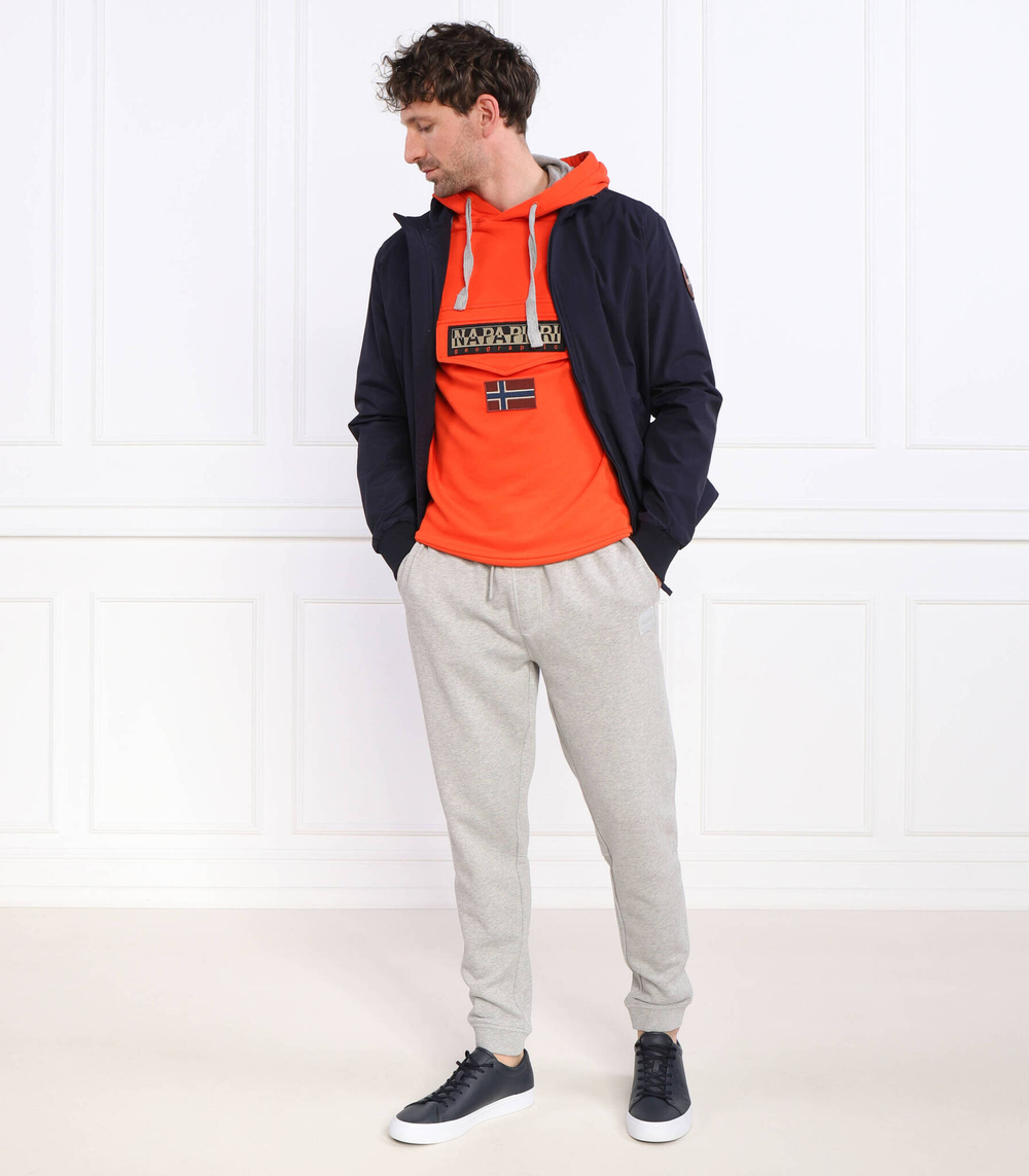 Худи burgee sum 4 Napapijri - оранжевый(NP0A4GBG)