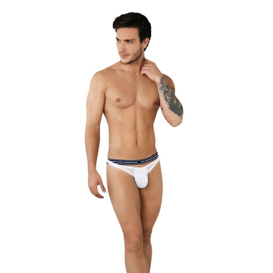 Мужские трусы слипы белые с двойной резинкой Clever Moda UTOPIA BRIEF 095201