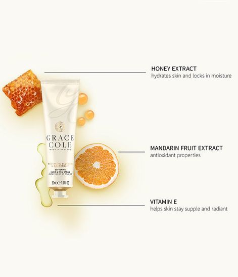 Цветок нектарина и грейпфрут крем для рук, Grace Cole