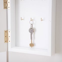 Полка ключница Oliva Branch (Олива Бранч) 2 Айс Мраморное золото