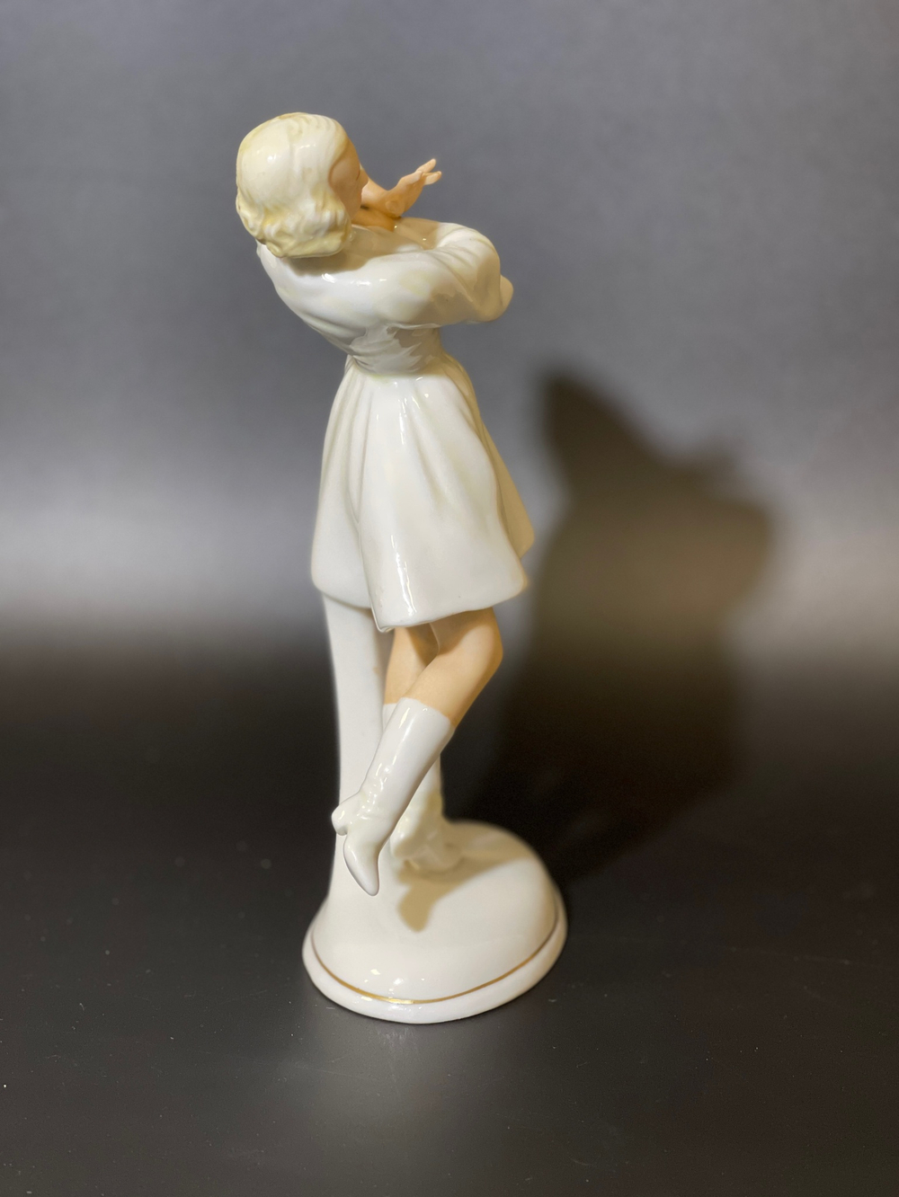 Танцовщица балерина фарфоровая статуэтка Schaubach Kunst Шаубах Кунст Германия 1926-1953 гг.