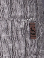 Шапка зимняя для мальчика на завязках и снуд