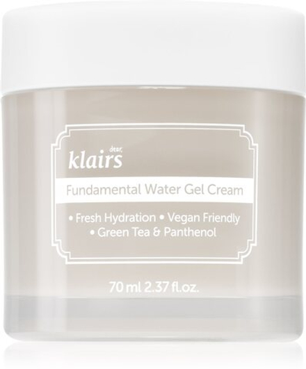 Klairs Fundamental Water Gel Cream - увлажняющий крем-гель для лица /   70  ml  / GTIN 8809572890901