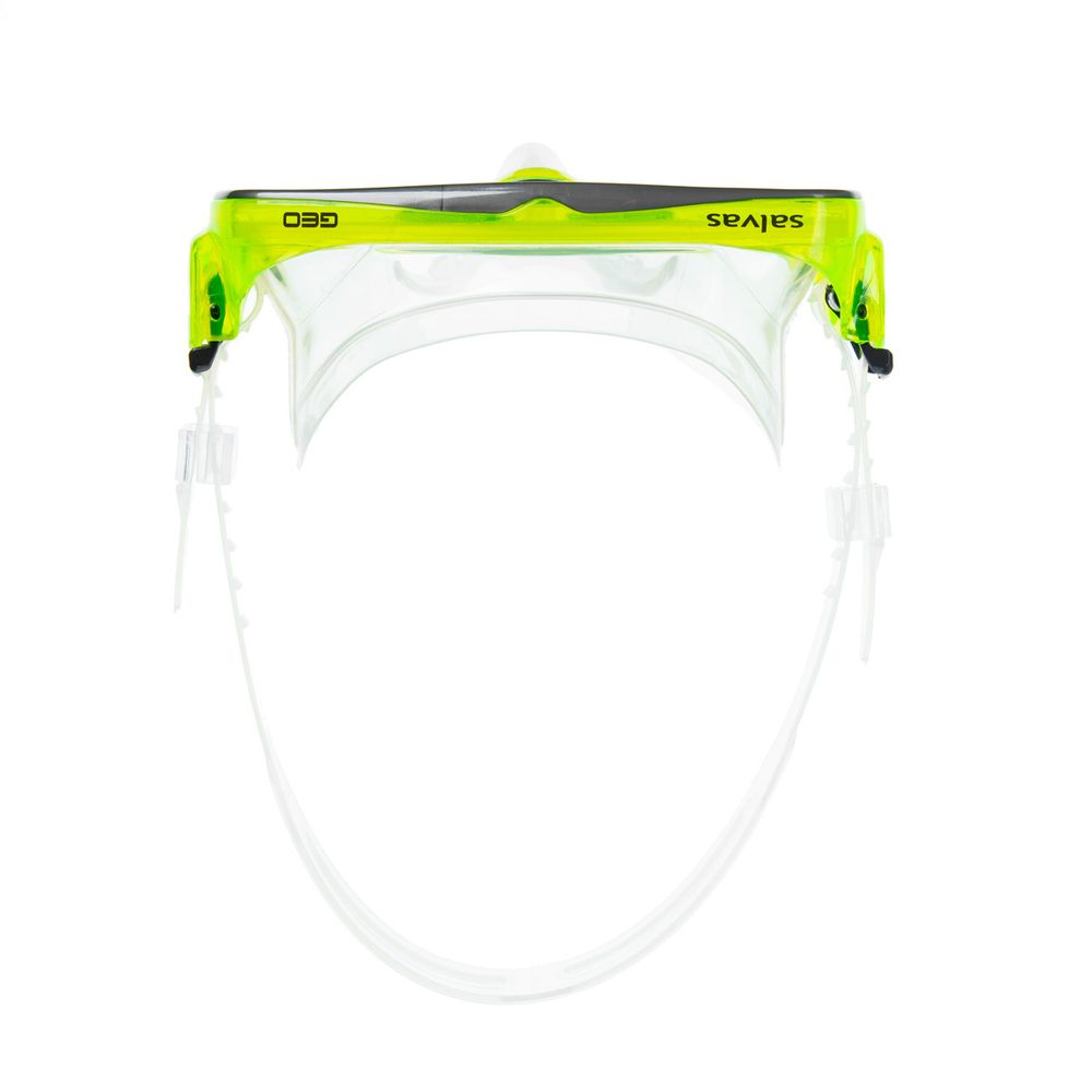 Маска для плавания SALVAS Geo Jr Mask CA105S1GYSTH, размер детский, желтая