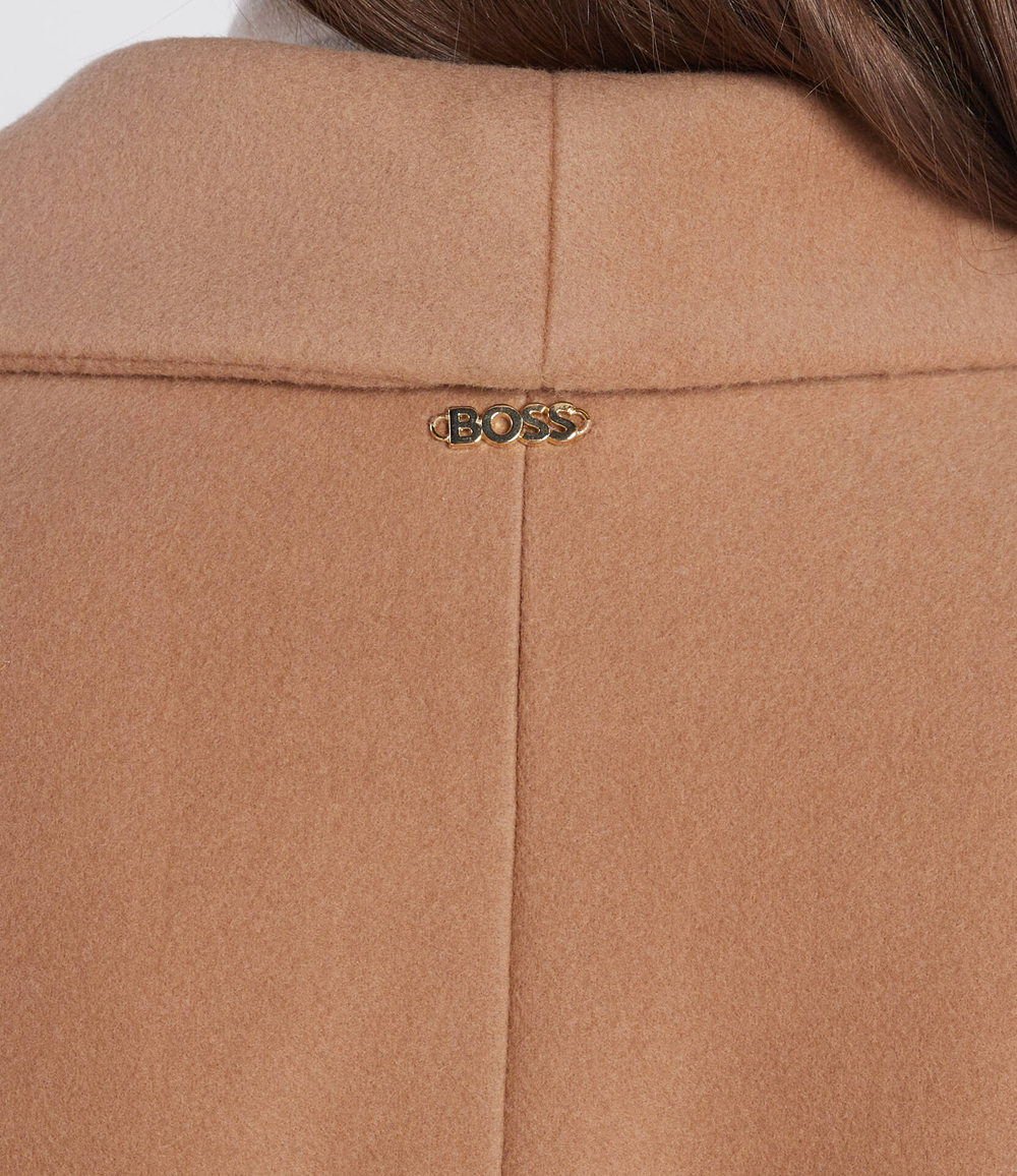 Хлопковое пальто coreo BOSS BLACK - светло-коричневый(50476842)