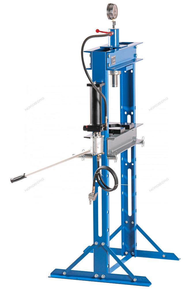 NORDBERG (N3620AL) Гидравлический пресс, 20 т, ручной и пневмопривод