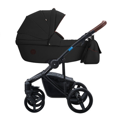 Детская коляска AroTeam Bartolo Prima 2 в 1 02 черная кожа