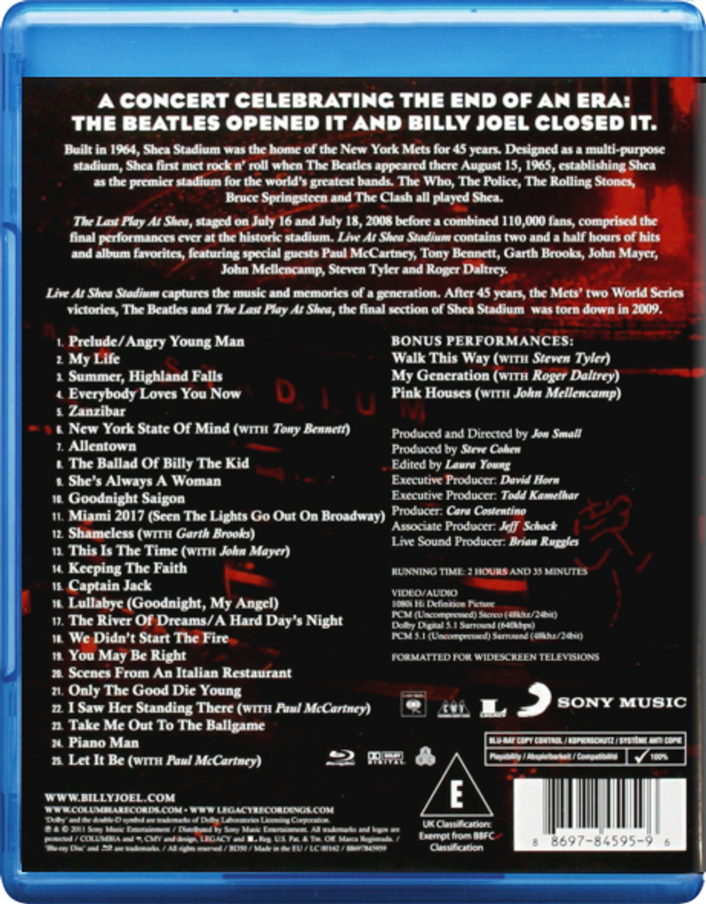 Billy Joel / Live At Shea Stadium - The Concert (Blu-ray)