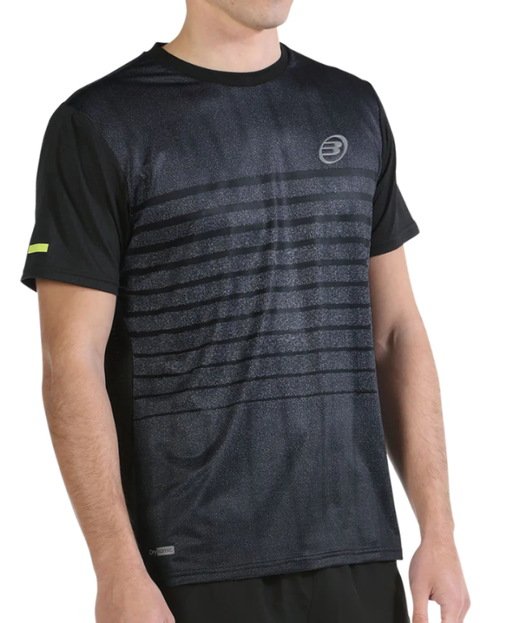 Футболка мужская теннисная Bullpadel Litis - black