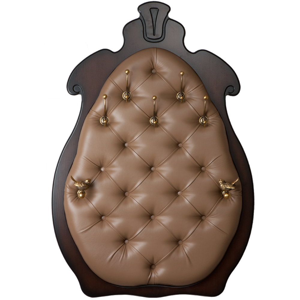 Вешалка настенная Квин Каштан Капучино 1